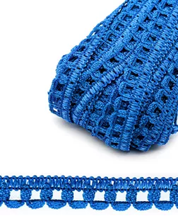 С3805Г17 Тесьма вязаная рис.9441 10мм*25м (синий) арт. АРС-47162-1-АРС0001221207
