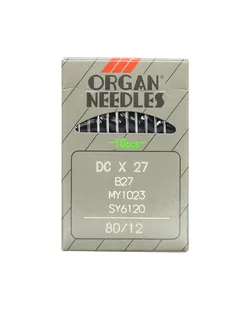 Иглы Орган DC * 27/ 80 (B-27), упак/10шт арт. АРС-47629-1-АРС0001232902