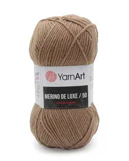 Пряжа YarnArt 'Merino de Lux' 100гр 280м (50% шерсть, 50% акрил) (218 бежевый) арт. АРС-47704-1-АРС0001233635