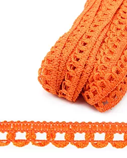 С3805Г17 Тесьма вязаная рис.9441 10мм*25м (оранжевая) арт. АРС-48289-1-АРС0001239974