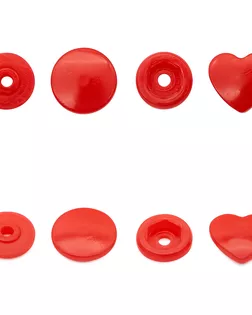 Кнопка трикотажная фигурная 'Сердце' 12,5/10мм пластик (уп.~100шт) NEW STAR (162 красный) арт. АРС-51433-1-АРС0001278492