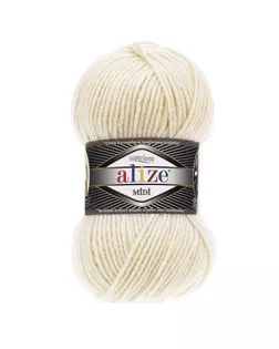 Пряжа ALIZE 'SUPERLANA MIDI' 100гр. 170м (25% Шерсть - 75% Акрил) (599 слоновая кость) арт. АРС-51487-1-АРС0001227012