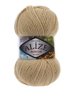 Пряжа ALIZE 'BURCUM KLASIK' 100гр. 210м (100% Акрил) (368 светло-бежевый) арт. АРС-53155-1-АРС0001227305