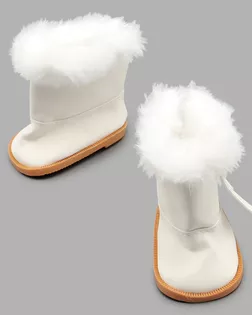 Купить Обувь SH-0021 Сапожки кукольные на меху для кукол, 1 пара, Astra&Craft (белый) арт. АРС-53854-1-АРС0001278634 оптом в Череповце