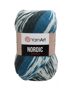 Пряжа YarnArt 'Nordic' 150гр 510м (20% шерсть, 80% акрил) (662 меланж) арт. АРС-54082-1-АРС0001210480