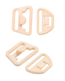 Крючок-застежка для бюстгальтера для кормящих мам 18,5мм пластик, цветной (C180 телесный) арт. АРС-54633-1-АРС0001282243
