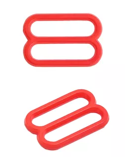 Рамка-регулятор 15мм пластик, цветной (C820 красный) арт. АРС-54809-1-АРС0001282162
