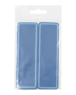LA497 Термоаппликация прямоугольная, джинс, 145х45 мм (голубой (blue 1)) арт. АРС-55451-1-АРС0001285255