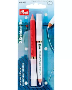 Меловые карандаши PRYM 611627 11см (белый/розовый) арт. АРС-17911-1-АРС0000818606