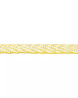 Лента отделочная тканая ш.0,3см (вискоза) 69 (3 желтый/белый) арт. АРС-18841-1-АРС0000825882