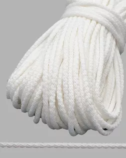 Шнур плетеный С2045 д.0,5см (Мн) (003 белый) с сердечником 100м арт. АРС-22521-1-АРС0000966945