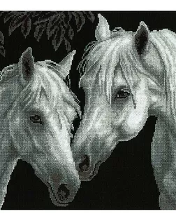 Купить Вышивка 687 Набор для вышивания Hobby&Pro 'Белые кони', 29*27 см арт. АРС-23623-1-АРС0000979971 оптом в Караганде
