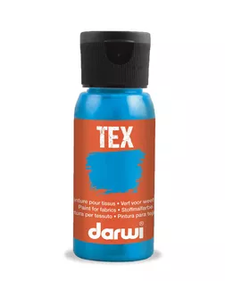DA0100050 Краска для ткани Darwi TEX, 50 мл (280 бирюзово-голубой) арт. АРС-32015-1-АРС0001239695