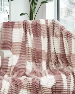 Плед флисовый 'квадро' пудра 150х200 арт. 4001 арт. АРТД-5680-1-АРТД0255035 Плед флисовый 'квадро' пудра 150х200 арт. 4001 арт. АРТД-5680-1-АРТД0255035