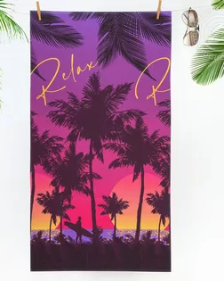 Полотенце вафельное банное 80 * 150 южная ночь арт. АРТД-5788-1-АРТД0276147 Полотенце вафельное банное 80 * 150 южная ночь арт. АРТД-5788-1-АРТД0276147