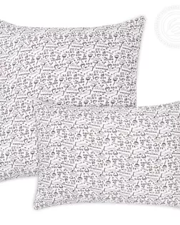 Наволочка трик. на молнии 50/70 2шт. эспрессо светлый арт. 257 арт. АРТД-5974-1-АРТД0279603