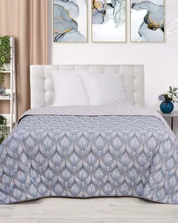 Покрывало стеганное поплин 180*215 каскад арт. 2292 арт. АРТД-6060-1-АРТД0282995