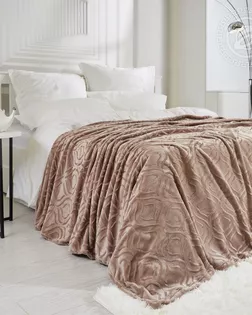 Плед флисовый 'узор' 150*200, бежевый арт. 15-014 арт. АРТД-6069-2-АРТД0283828 Плед флисовый 'узор' 150*200, бежевый арт. 15-014 арт. АРТД-6069-2-АРТД0283828