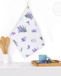 Полотенце кухонное из рогожки 50 * 70 сиреневая дымка арт. АРТД-5580-1-АРТД0283834 Полотенце кухонное из рогожки 50 * 70 сиреневая дымка арт. АРТД-5580-1-АРТД0283834