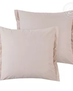 Наволочка с ушками поплин 50*70 (2шт.) капучино арт. 970 арт. АРТД-6155-1-АРТД0285022