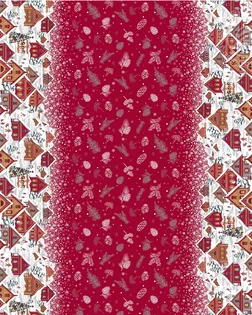 Ткань Новогодняя ночь рогожка ш.150см рис. 13232-1 арт. АРТД-6209-1-АРТД0285628