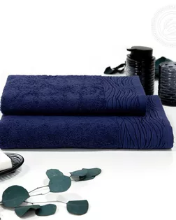 Модерн самойловский текстиль полотенце 50*90 синий арт. АРТД-6241-1-АРТД0286475