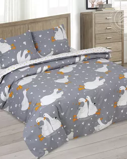 КПБ 2 сп. с Евро, поплин, диз. Гусиные лапки арт. 908 арт. АРТД-6265-3-АРТД0286621 КПБ 2 сп. с Евро, поплин, диз. Гусиные лапки арт. 908 арт. АРТД-6265-3-АРТД0286621