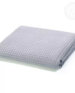 Полотенце вафельное банное 70*140 серебристое арт. АРТД-5326-1-АРТД0288789