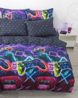 Ткань Джойстик бязь набивная 220см рис. 13354-1 арт. АРТД-5365-1-АРТД0289403