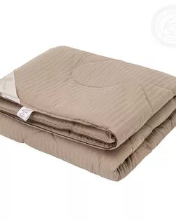 Одеяло 1,5-сп. 140*205, страйп-сатин/верблюжья шерсть арт. 5074 арт. АРТД-6390-1-АРТД0289544