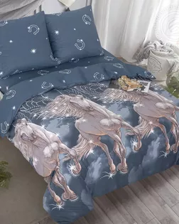 КПБ 1,5 сп., поплин, диз. Пегас арт. 900 арт. АРТД-6433-1-АРТД0290103 КПБ 1,5 сп., поплин, диз. Пегас арт. 900 арт. АРТД-6433-1-АРТД0290103