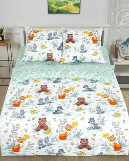 КПБ 1,5 сп., поплин, диз. Колобок арт. 912 арт. АРТД-6438-1-АРТД0290164