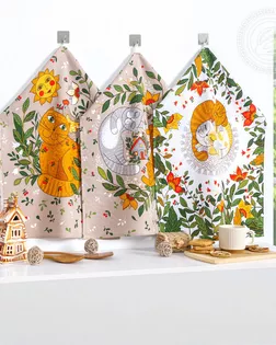 Набор полотенец мурлыка (2шт) 45*60 арт. АРТД-5422-1-АРТД0290290