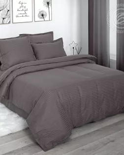 КПБ 2 сп. с Евро, страйп - сатин, диз. Пепельный_полоса арт. 866/1 страйп-сатин арт. АРТД-6447-1-АРТД0290510