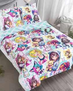 КПБ 1,5 сп., поплин, диз. Лоли арт. 912 арт. АРТД-6473-1-АРТД0290960