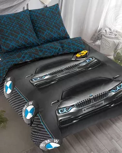 КПБ 1,5 сп., поплин, диз. Бумер арт. 912 арт. АРТД-6817-1-АРТД0294213