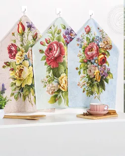 Набор полотенец из рогожки 'пионы' 45*60 арт. АРТД-5462-1-АРТД0291854 Набор полотенец из рогожки 'пионы' 45*60 арт. АРТД-5462-1-АРТД0291854