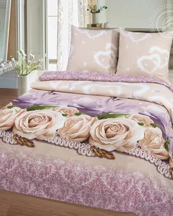 КПБ 2 сп. с Евро, бязь, диз. Гармония арт. 509 арт. АРТД-5495-2-АРТД0261360