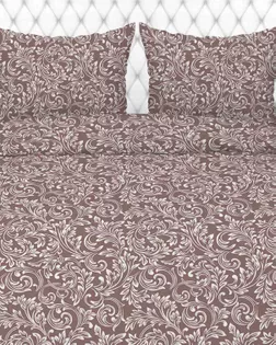 Бязь арт. 262/7 С набивная  шир.150 пл.120+-6  рис. 229 Завиток  вид  1/2 шоколад арт. ХВ-1362-1-Б00432.135