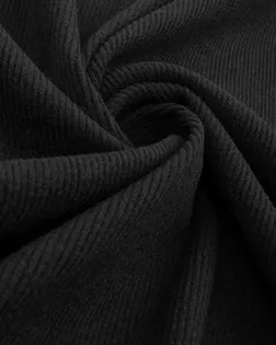 Купить Джерси для одежды черного цвета Трикотаж фланель-резинка арт. ТРО-63-1-23023.001 оптом в Череповце
