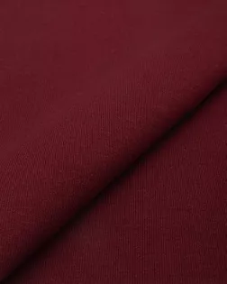 Купить Ткани для одежды бордового цвета Футер 2х-нитка 30/30 с лайкрой (Пенье), 235г/м.кв. арт. ТФД-17-25-24907.025 оптом