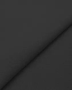 Купить Ткань трикотаж черного цвета Футер 2-х нитка с лайкрой, 230г/м.кв. арт. 2НСЛ-7-60-24911.060 оптом в Череповце
