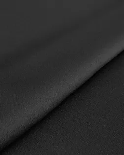 Купить Ткань для сорочек цвет черный Атлас-креп стрейч "Исения" арт. АО-23-2-23575.002 оптом в Набережных Челнах