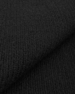 Купить Пальтовые ткани черного цвета Пальтовая на трикотаже арт. ПТ-182-3-23336.003 оптом в Череповце