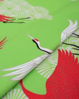 Купить Ткань для платьев с узором птицы Трикотаж "Флоренция" принт арт. ТПР-168-6-22144.059 оптом в Набережных Челнах