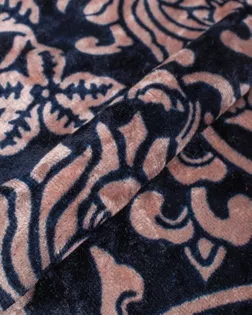 Бархат-стрейч мраморный принт арт. БМ-15-2-21502.028