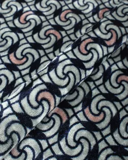 Бархат стрейч мраморный принт арт. БМ-13-1-21502.023