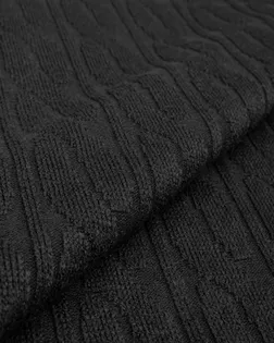 Купить Джерси для одежды черного цвета Трикотаж жаккард меланж арт. ТДЖ-459-8-23380.024 оптом в Череповце