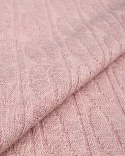 Купить Ткань джерси розового цвета из Китая Трикотаж жаккард меланж арт. ТДЖ-459-3-23380.019 оптом в Череповце
