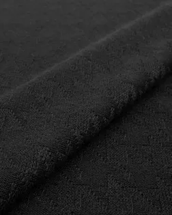 Купить Джерси для одежды черного цвета Трикотаж жаккард меланж арт. ТДЖ-473-1-23380.025 оптом в Череповце